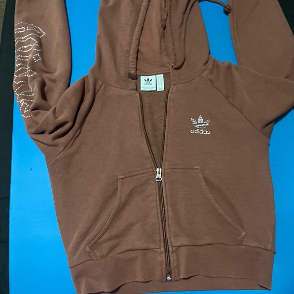 Adidas brown jacket kids 10 - Picture 1 of 1